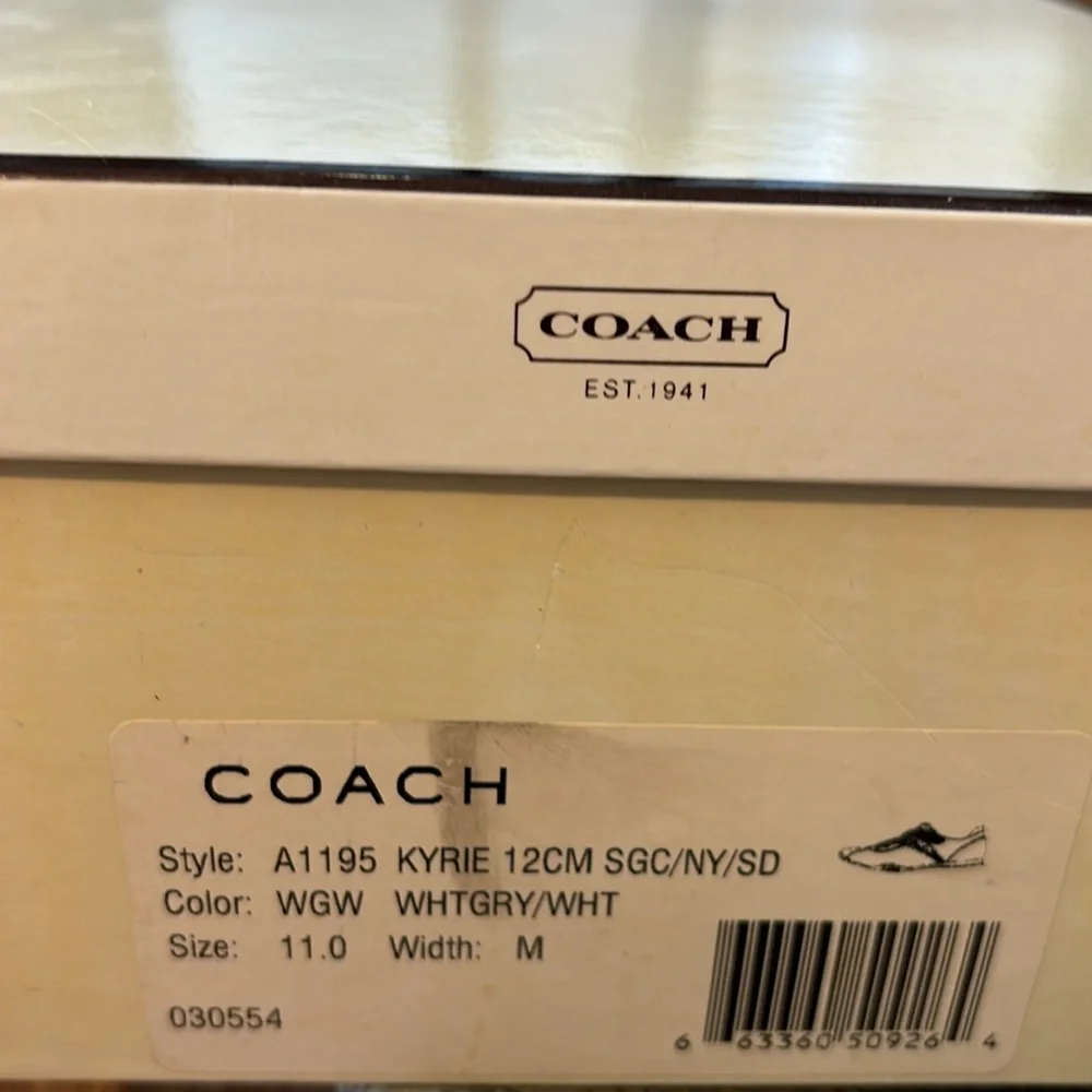 Coach size 11 Kyrie Sneakers - Picture 8 of 9